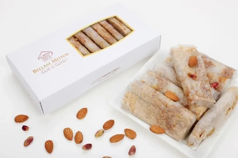 Almond House Bellam Dry Fruit Pootharekulu, 170 g-1.webp